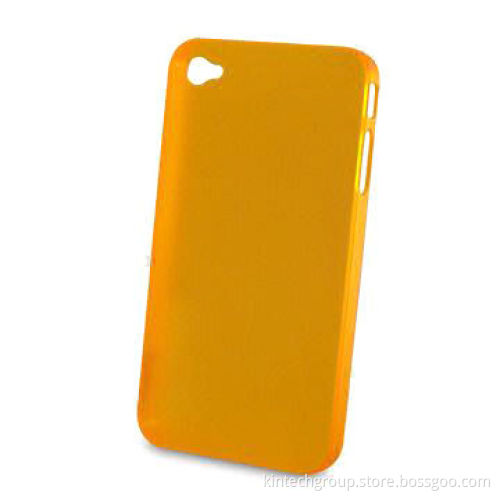 Yellow Case for iPhone 4, Made of ABS MaterialNew